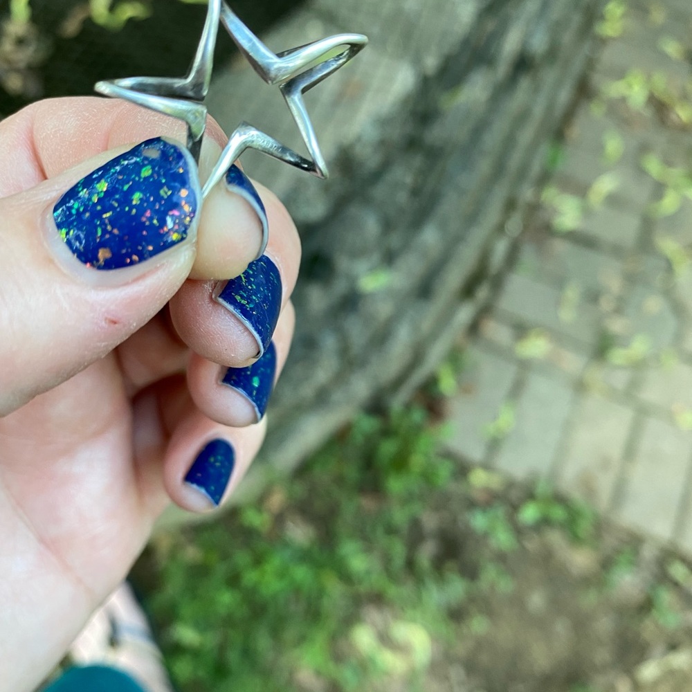 James Avery Retired 3D Floating Star Pendant
